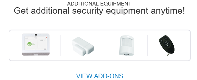 Get additional security equipment anytime!